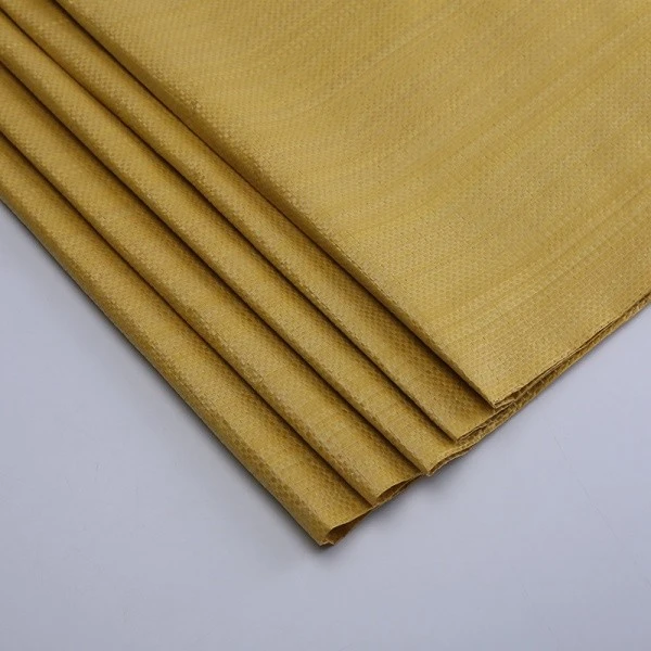 Bright Yellow PP Woven Bags high quality