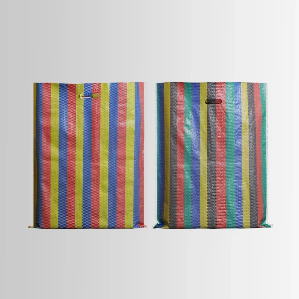 Colorful Striped PP Woven Bag suppliers
